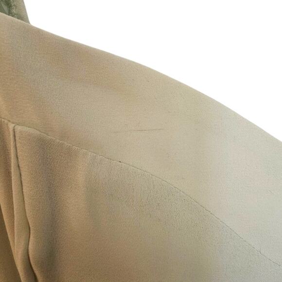 Abercrombie & Fitch Light Pastel Green Romantic Midi Dress with Sheer Sleeves - Picture 10 of 13